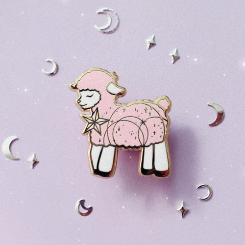 Dreaming Sheep Enamel Pin