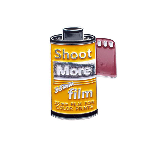 Shoot More 35mm Film Pin