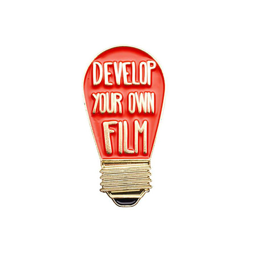 Develop Your Own Film Darkroom Red Bulb Pin