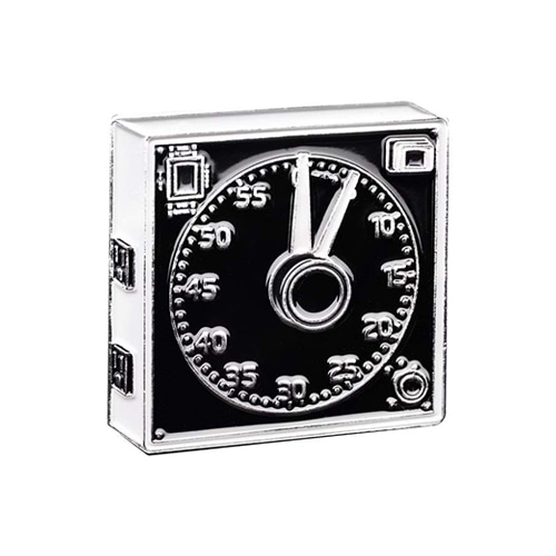 Darkroom Clock Pin