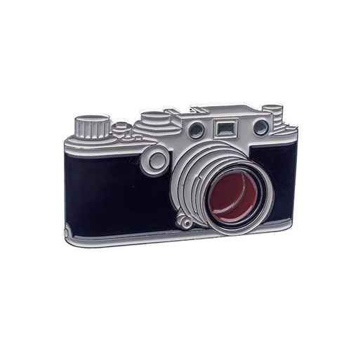 Old Rangefinder Camera Pin