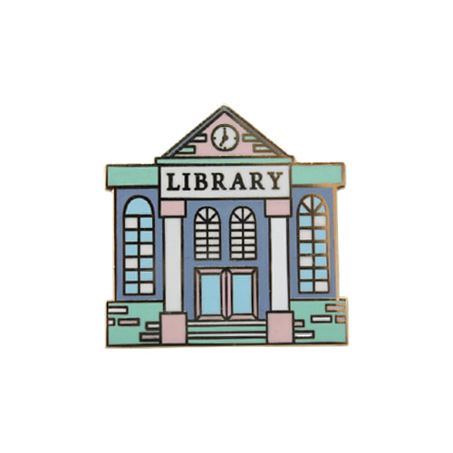 Library Enamel Pin