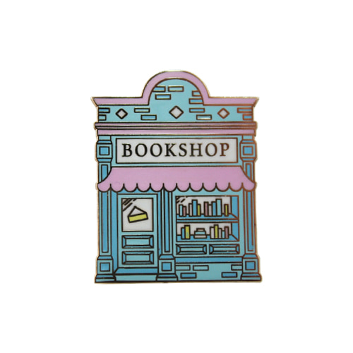 Bookshop Enamel Pin