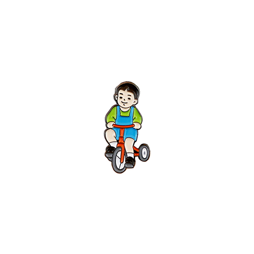바른생활 바른뱃지-자전거소년